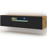 Aurus_bois_noir_meubleTV_150cm_LED_3