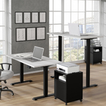 Ergo_blanc_noir_bureau_140cm_ambiance_4