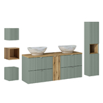 jade_vert_salle_de_bain_pack_140cm_meuble_double_vasque_niche_4_tiroirs_colonne_3_armoire_1