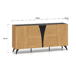 Soah_bois_noir_buffet_5P_dimensions