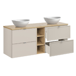 Alba_beige_salle_de_bain_140cm_niche_meuble_double_vasque_LOLA_2