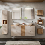 Manoa_cachemire_bois_salle_de_bain_pack_140cm_double_vasque_posee_5_tiroirs_3_armoire_ambiance_2