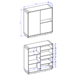 Raven_bois_noir_buffet_haut_dimensions