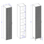 Cléa_colonne_dimensions