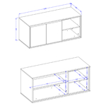 Sophéa_meuble_120cm_dimensions