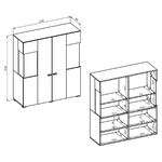Akram_vaisselier_2portes_dimensions