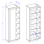 Azior_armoire_1porte_dimensions