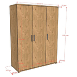vipack-sam-armoire-3portes-dimensions-1