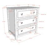 vipack-amori-commode-3tiroirs-dimensions