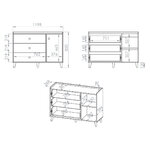 Alycia_commode_1porte_3tiroirs_dimensions