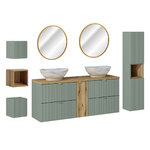 jade_vert_salle_de_bain_pack_140cm_meuble_double_vasque_niche_4_tiroirs_colonne_3_armoire_1