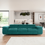Canapé_convertible_3_places_Wilson_velours_Vert_sapin_2