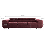 Canapé_convertible_3_places_Wilson_velours_Bordeaux_4
