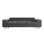 Canapé_convertible_3_places_Wilson_velours_Gris_foncé_1