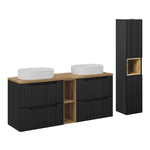 Riva_noir_ensemble_140cm_double_vasque_tiroirs_colonne_1