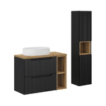 Riva_noir_80cm_niches_ensemble_simple_vasque_tiroirs_colonne_1