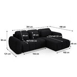 Canapé_angle_convertible_reversible_3_places_avec_coffre_Cesar_Noir_dimensions