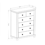 Hvt_Martin_vert_bois_commode_6tiroirs_dimensions_1