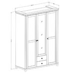 Hvt_Martin_vert_bois_armoire_3portes_dimensions_1