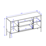 Hvt_Lucilla_buffet_2portes_2tiroirs_dimensions