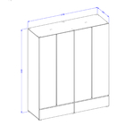 Hvt_Lilia_armoire_4portes_dimensions_1