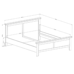 Hvt_Martin_vert_bois_lit_160x200_dimensions