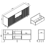 Rtl_Luka_bois_noir_buffet_long_2portes_dimensions