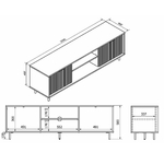 Rtl_Soly_meuble_TV_160cm_dimensions