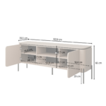 Hvt_Junon_taupe_meuble_TV_2portes_dimensions