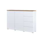 Hvt_Liko_blanc_bois_buffet_2portes_4tiroirs_1