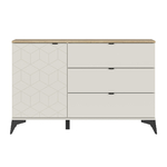 BRW_Naya_cachemire_bois_commode_1porte_3tiroirs_3