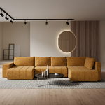 petits-meubles_Canapé_U_5_places_convertible_coffre_Sergio_droit_Moutarde_1_ambiance