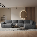 petits-meubles_Canapé_U_5_places_convertible_coffre_Sergio_droit_Gris_foncé_1_ambiance
