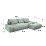 Petits-Meubles_Canapé_dangle_droit_convertible_3_places_avec_coffre_Ivana_Vert_clair_6