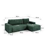 Petits-Meubles_Canapé_dangle_droit_convertible_3_places_avec_coffre_Romeo_Vert_sapin_8