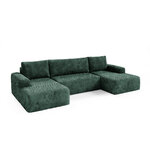 Petits-Meubles_Canapé_en_U_5_places_convertible_avec_coffre_Romeo_Vert_sapin_2