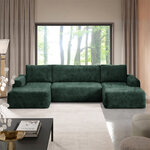 Petits-Meubles_Canapé_en_U_5_places_convertible_avec_coffre_Romeo_Vert_sapin_1_ambiance