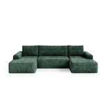 Petits-Meubles_Canapé_en_U_5_places_convertible_avec_coffre_Romeo_Vert_sapin_3