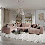 Petits-Meubles_Canapé_en_U_5_places_angle_droit_convertible_avec_coffre_Lorenzo_Rose_1_ambiance