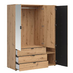 Petits-Meubles_Armoire_3_portes_3_tiroirs_Ezra_Bois_et_Noir_3