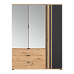 Petits-Meubles_Armoire_3_portes_3_tiroirs_Ezra_Bois_et_Noir_2