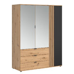 Petits-Meubles_Armoire_3_portes_3_tiroirs_Ezra_Bois_et_Noir_1