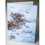 Carte postale bleu de pastel