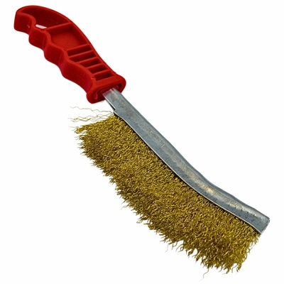 brosse métallique laiton relief