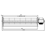 plan ventilateur poêle à granulés pellets 115007