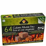 64 cubes allume feu relief bas