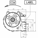 Ventilateur tangentiel pour poêles à pellets lincar 270 MM