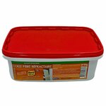 Colle fibre réfractaire - seau de 5kg dessus