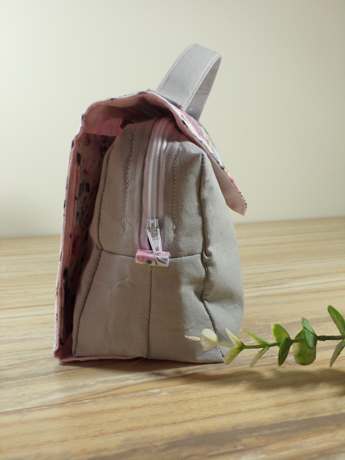 trousse maquillage compartiments pinceaux sac voyage