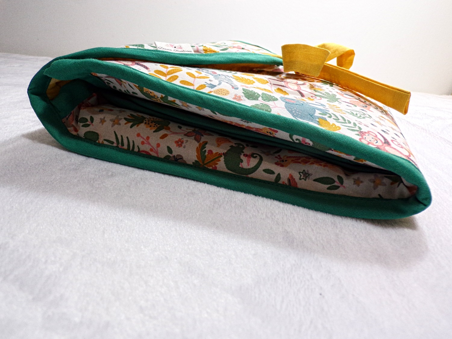 matelas de change bébé savane voyage nomade fait main